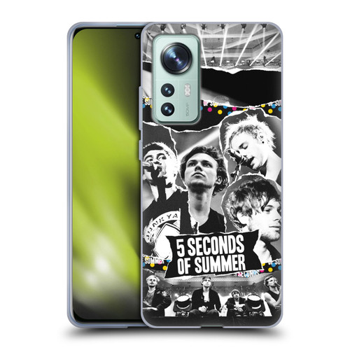 5 Seconds of Summer Posters Torn Papers 1 Soft Gel Case for Xiaomi 12