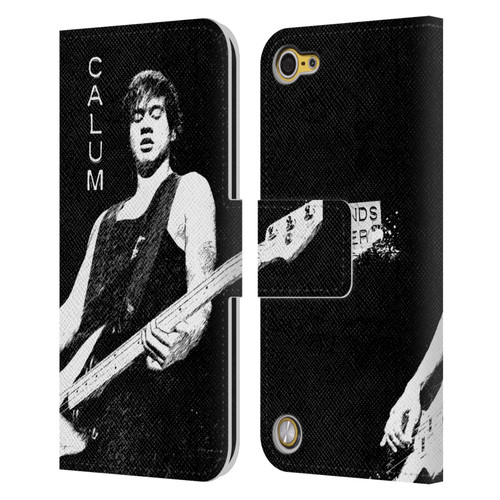 5 Seconds of Summer Solos BW Calum Leather Book Wallet Case Cover For Apple iPod Touch 5G 5th Gen