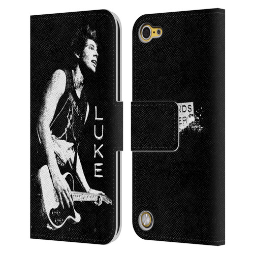 5 Seconds of Summer Solos BW Luke Leather Book Wallet Case Cover For Apple iPod Touch 5G 5th Gen
