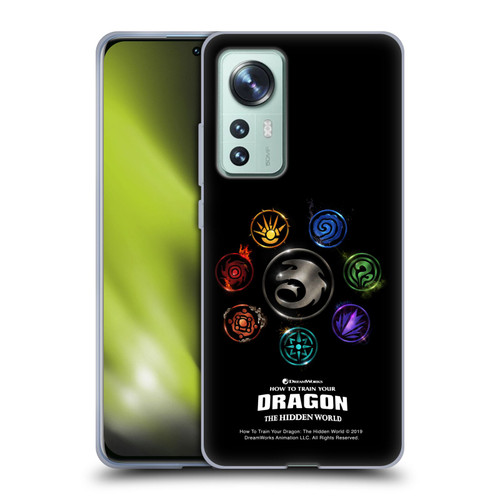 How To Train Your Dragon III Icon Art Group Soft Gel Case for Xiaomi 12