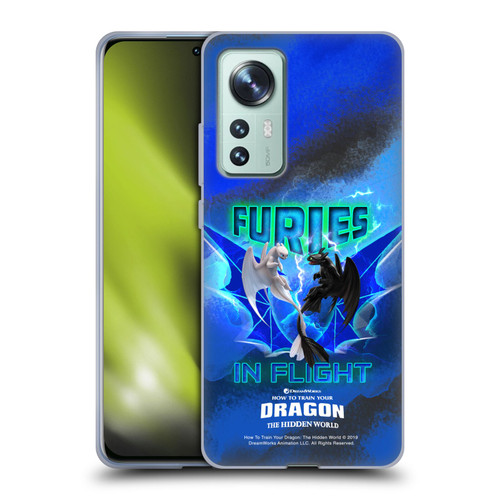 How To Train Your Dragon III Night And Light Toothless & Light Fury Flight Soft Gel Case for Xiaomi 12