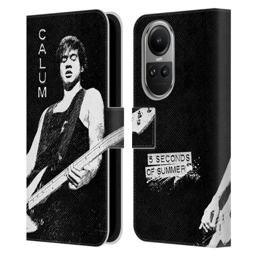 5 Seconds of Summer Solos BW Calum Leather Book Wallet Case Cover For OPPO Reno10 5G / Reno10 Pro 5G