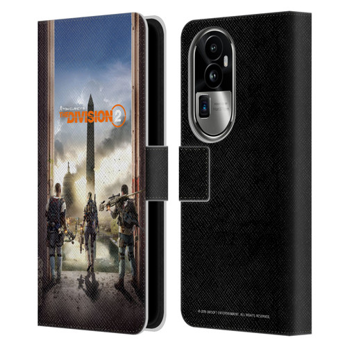 Tom Clancy's The Division 2 Characters Key Art Leather Book Wallet Case Cover For OPPO Reno10 Pro+