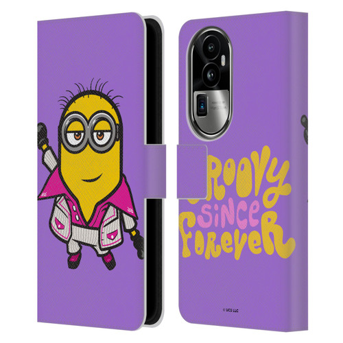 Minions Rise of Gru(2021) 70's Phil Leather Book Wallet Case Cover For OPPO Reno10 Pro+