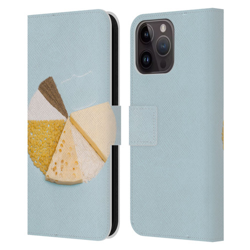 Pepino De Mar Foods Pie Leather Book Wallet Case Cover For Apple iPhone 15 Pro Max