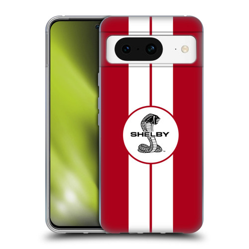Shelby Car Graphics 1965 427 S/C Red Soft Gel Case for Google Pixel 8