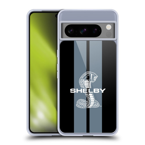 Shelby Car Graphics Gray Soft Gel Case for Google Pixel 8 Pro