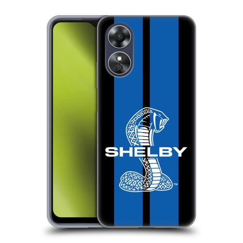 Shelby Car Graphics Blue Soft Gel Case for OPPO A17