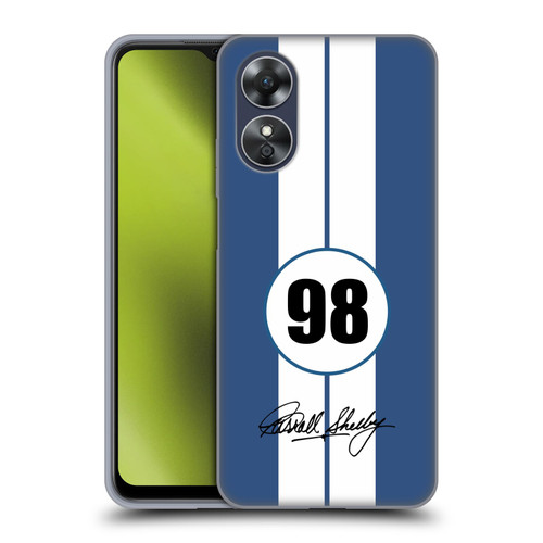 Shelby Car Graphics 1965 427 S/C Blue Soft Gel Case for OPPO A17