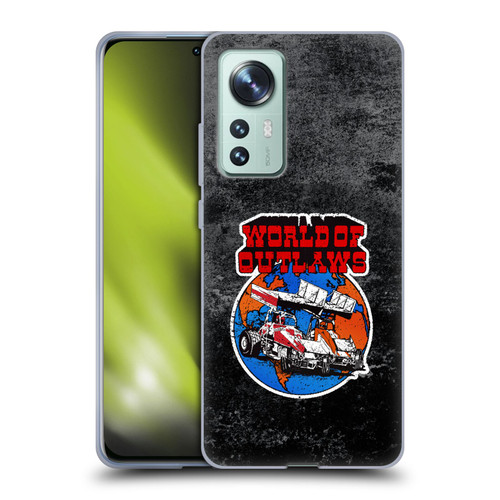 World of Outlaws Western Graphics Distressed Sprint Car Logo Soft Gel Case for Xiaomi 12