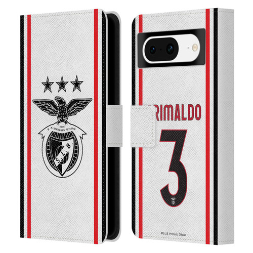 S.L. Benfica 2021/22 Players Away Kit Álex Grimaldo Leather Book Wallet Case Cover For Google Pixel 8