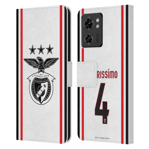 S.L. Benfica 2021/22 Players Away Kit Lucas Veríssimo Leather Book Wallet Case Cover For Motorola Moto Edge 40
