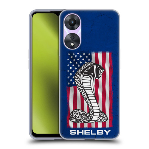 Shelby Logos American Flag Soft Gel Case for OPPO A78 5G