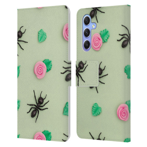 Pepino De Mar Patterns 2 Ant Leather Book Wallet Case Cover For Samsung Galaxy A34 5G