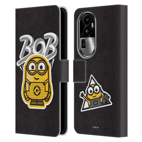 Minions Rise of Gru(2021) Iconic Mayhem Bob Leather Book Wallet Case Cover For OPPO Reno10 Pro+