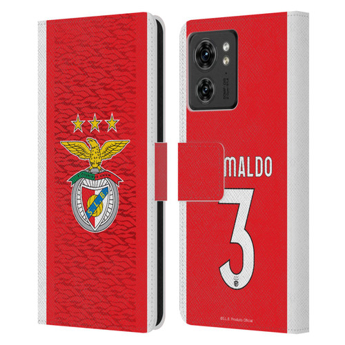 S.L. Benfica 2021/22 Players Home Kit Álex Grimaldo Leather Book Wallet Case Cover For Motorola Moto Edge 40
