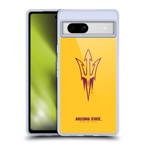 Arizona State University ASU Arizona State University Plain Soft Gel Case for Google Pixel 7a