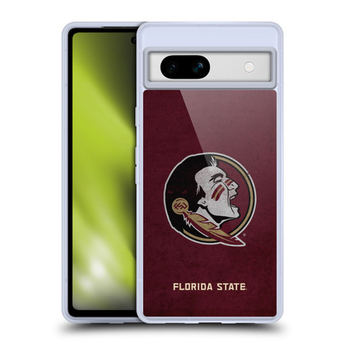 Florida State University FSU Florida State University Distressed Soft Gel Case for Google Pixel 7a