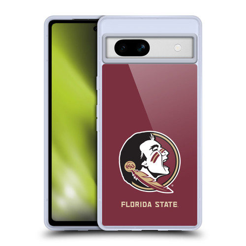 Florida State University FSU Florida State University Plain Soft Gel Case for Google Pixel 7a