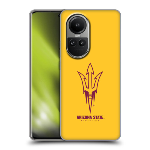Arizona State University ASU Arizona State University Plain Soft Gel Case for OPPO Reno10 5G / Reno10 Pro 5G