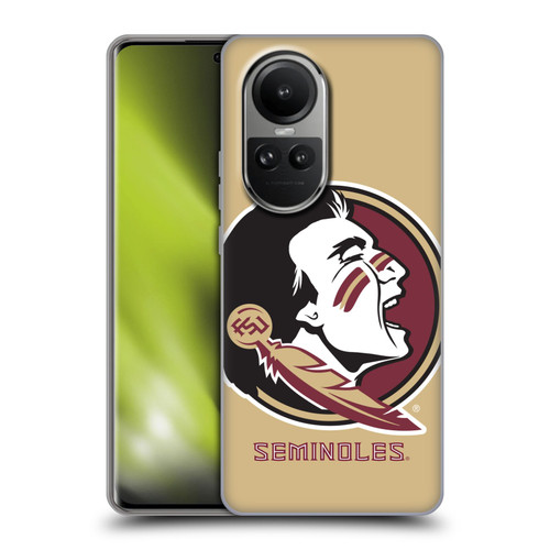 Florida State University FSU Florida State University Oversized Icon Soft Gel Case for OPPO Reno10 5G / Reno10 Pro 5G