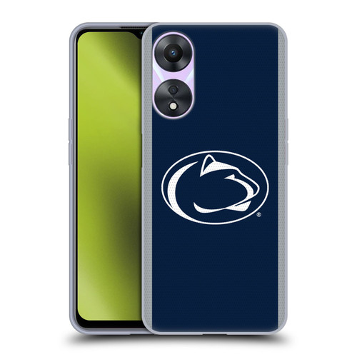 Pennsylvania State University PSU The Pennsylvania State University Football Jersey Soft Gel Case for OPPO A78 4G