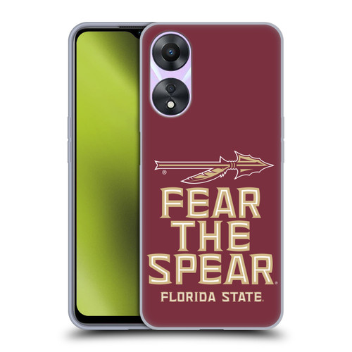 Florida State University FSU Florida State University Art Fear The Spear Soft Gel Case for OPPO A78 4G