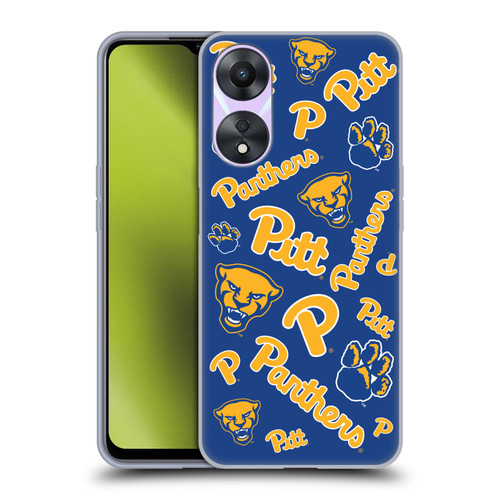 University Of Pittsburgh University of Pittsburgh Art Pattern 1 Soft Gel Case for OPPO A78 4G