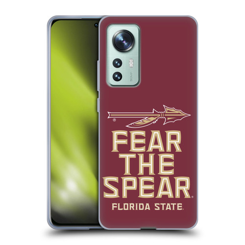 Florida State University FSU Florida State University Art Fear The Spear Soft Gel Case for Xiaomi 12