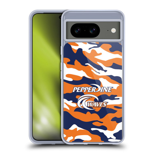 Pepperdine University Pepperdine University Art Camou Soft Gel Case for Google Pixel 8