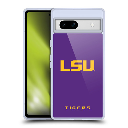 Louisiana State University LSU Louisiana State University LSU Plain Soft Gel Case for Google Pixel 7a