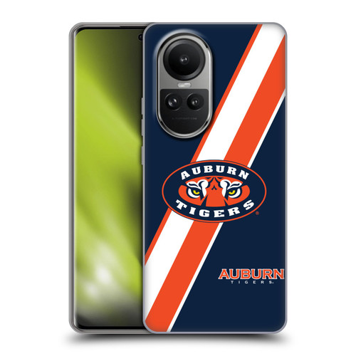 Auburn University AU Auburn University Stripes Soft Gel Case for OPPO Reno10 5G / Reno10 Pro 5G