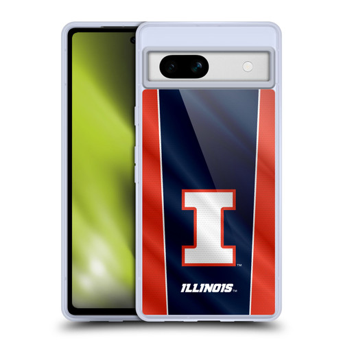 University Of Illinois U Of I University Of Illinois Banner Soft Gel Case for Google Pixel 7a