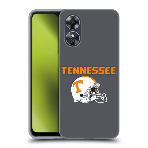 University Of Tennessee UTK University Of Tennessee Knoxville Helmet Logotype Soft Gel Case for OPPO A17