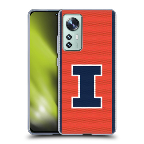University Of Illinois U Of I University Of Illinois Football Jersey Soft Gel Case for Xiaomi 12