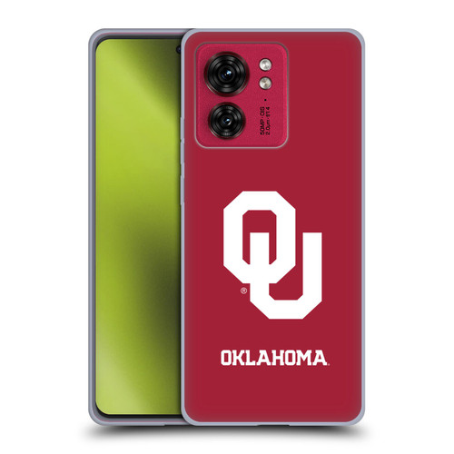 University of Oklahoma OU The University of Oklahoma Plain Soft Gel Case for Motorola Moto Edge 40