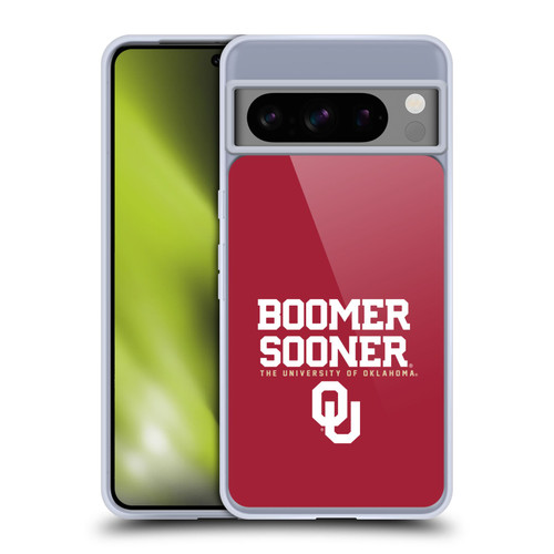 University of Oklahoma OU The University of Oklahoma Boomer Sooner Soft Gel Case for Google Pixel 8 Pro
