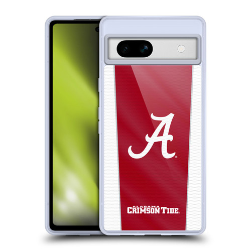 University Of Alabama UA The University Of Alabama Banner Soft Gel Case for Google Pixel 7a