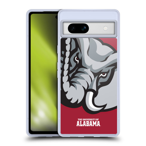 University Of Alabama UA The University Of Alabama Oversized Icon Soft Gel Case for Google Pixel 7a