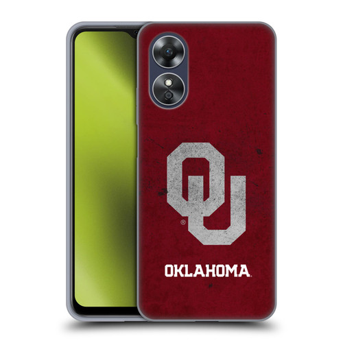 University of Oklahoma OU The University of Oklahoma Distressed Look Soft Gel Case for OPPO A17