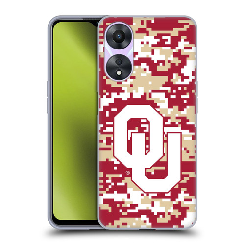 University of Oklahoma OU The University of Oklahoma Digital Camouflage Soft Gel Case for OPPO A78 4G