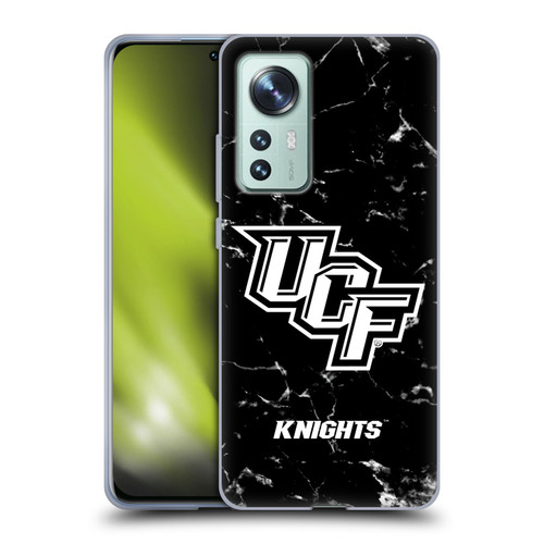 University Of Central Florida UCF University Of Central Florida Black And White Marble Soft Gel Case for Xiaomi 12
