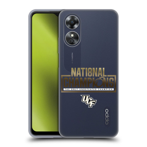 University Of Central Florida UCF 2 National Champions 3 Soft Gel Case for OPPO A17