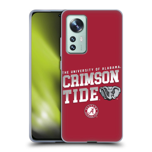 University Of Alabama UA The University Of Alabama Crimson Tide Soft Gel Case for Xiaomi 12