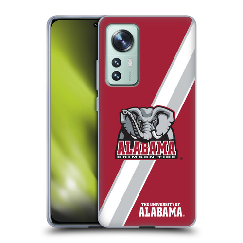 University Of Alabama UA The University Of Alabama Stripes Soft Gel Case for Xiaomi 12