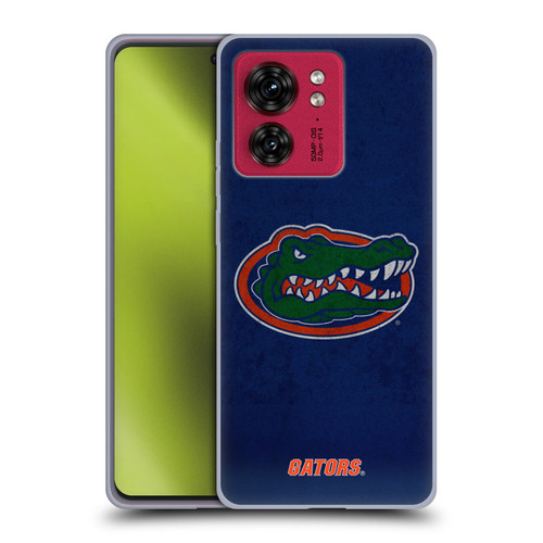 University Of Florida UF University Of Florida Distressed Look Soft Gel Case for Motorola Moto Edge 40