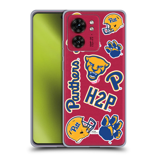 University Of Pittsburgh University of Pittsburgh Art Collage Soft Gel Case for Motorola Moto Edge 40