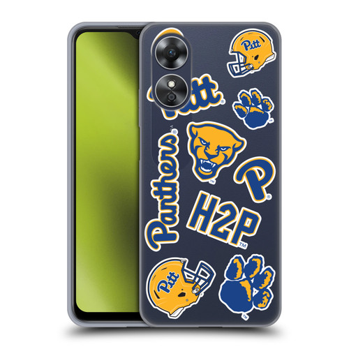 University Of Pittsburgh University of Pittsburgh Art Collage Soft Gel Case for OPPO A17