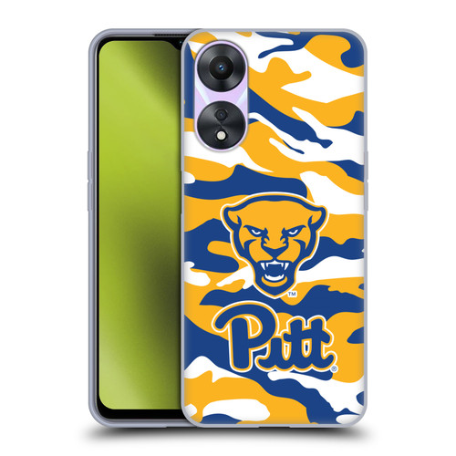 University Of Pittsburgh University of Pittsburgh Art Camou Full Color Soft Gel Case for OPPO A78 4G