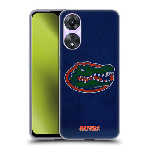 University Of Florida UF University Of Florida Distressed Look Soft Gel Case for OPPO A78 4G